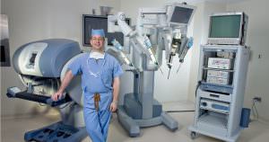 Scott miller in front of medical machines